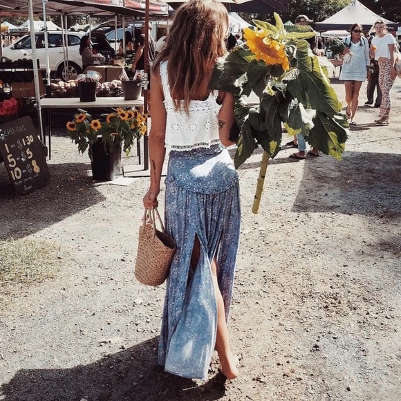 Spell Cellestial Legs Maxi Skirt - Picture 2 of 5